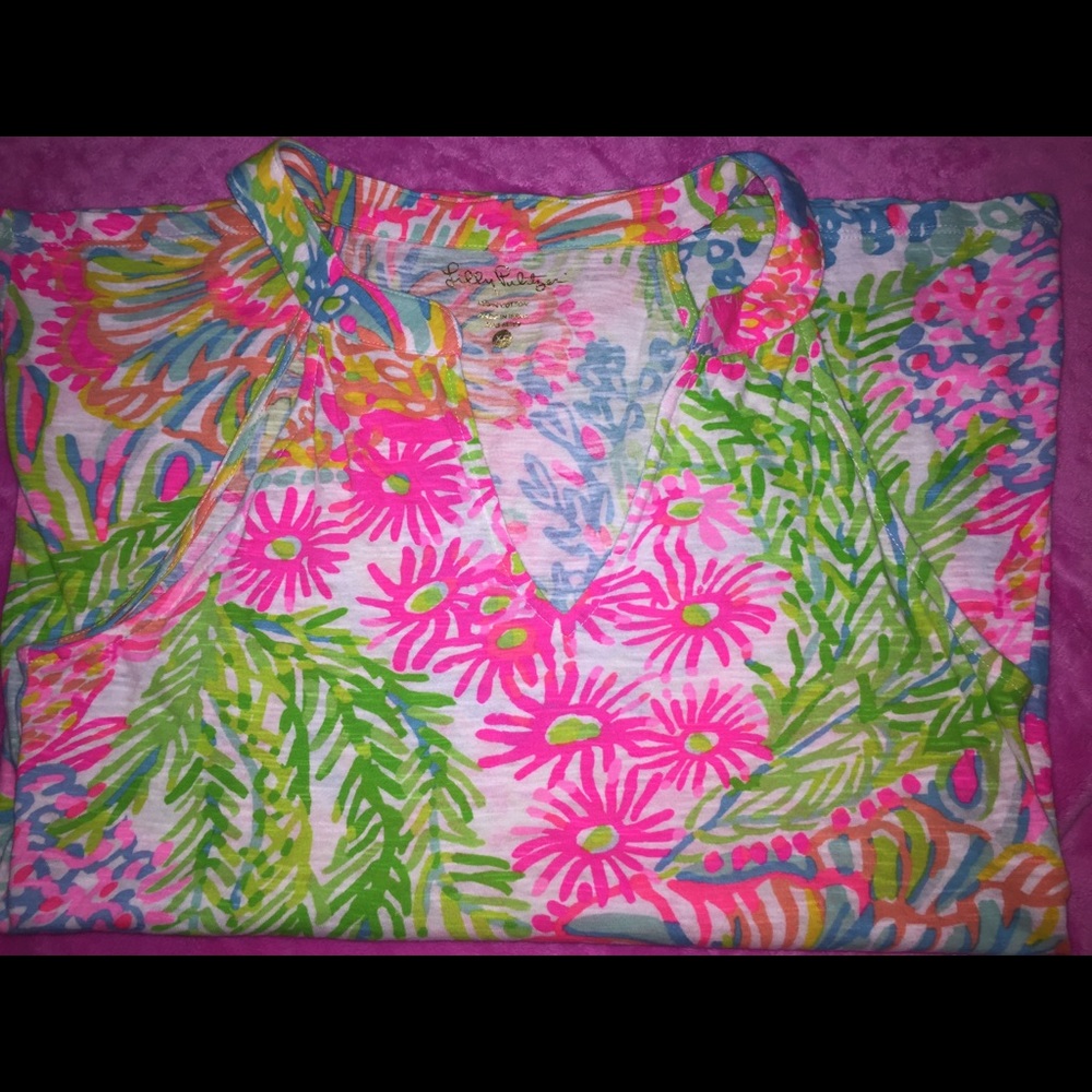 Lilly Pulitzer Lover’s Coral Tank